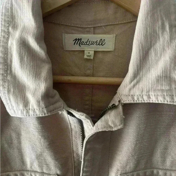 Madewell Garment-Dyed Zip-Front Coverall Jumpsuit Pink Size S NWOT - Picture 13 of 15